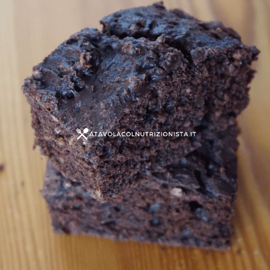 Ricetta Light Brownies Fit Dietetici A Tavola Col Nutrizionista