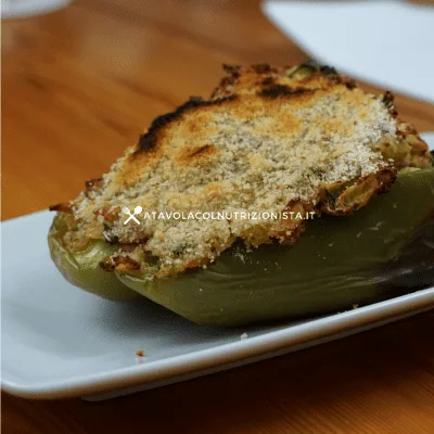 peperoni ripieni patate e tonno