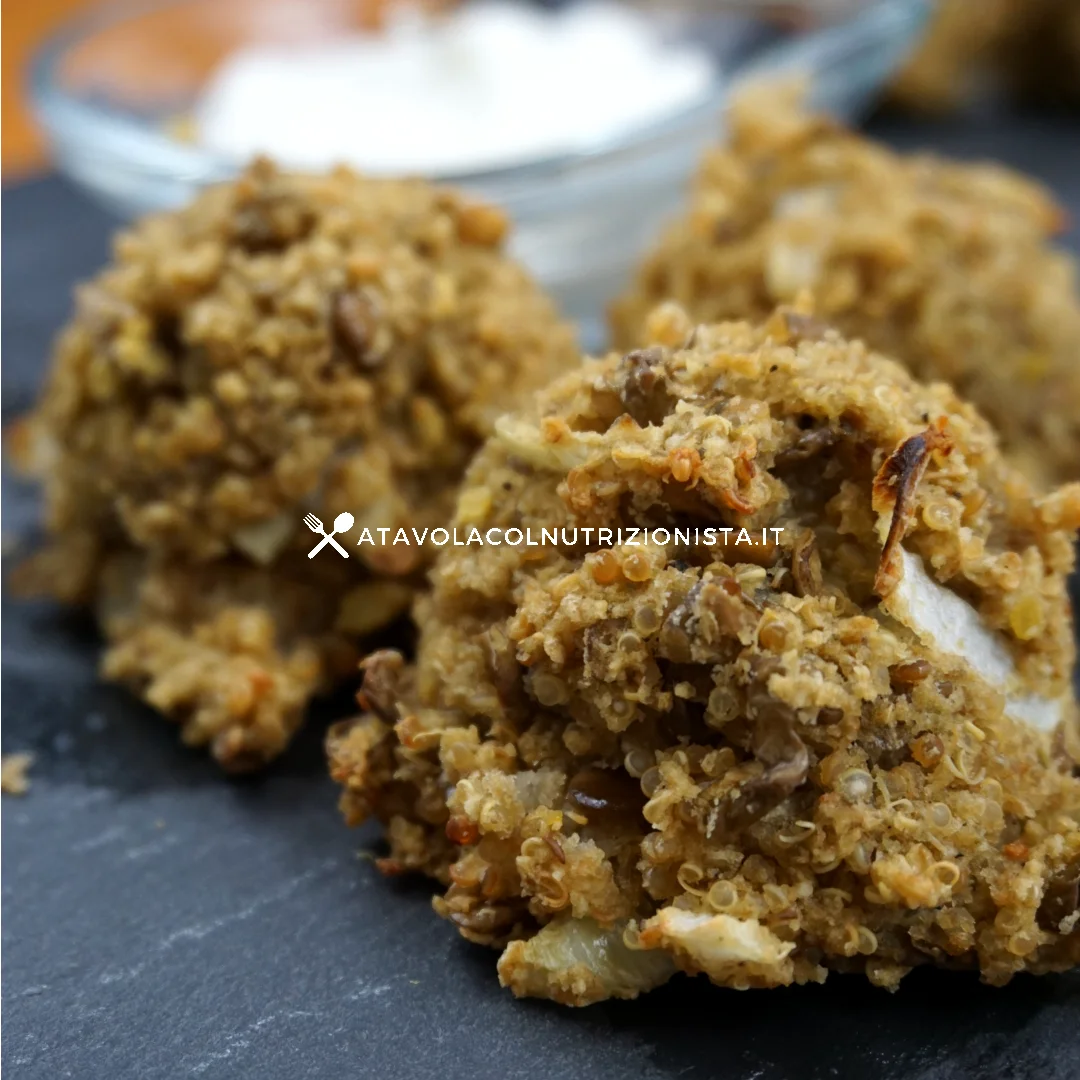 Polpette di quinoa e lenticchie