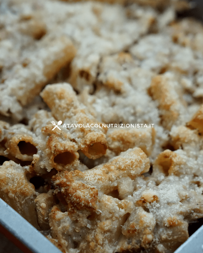 pasta al forno prosciutto e funghi