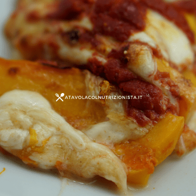 zucca e mozzarella