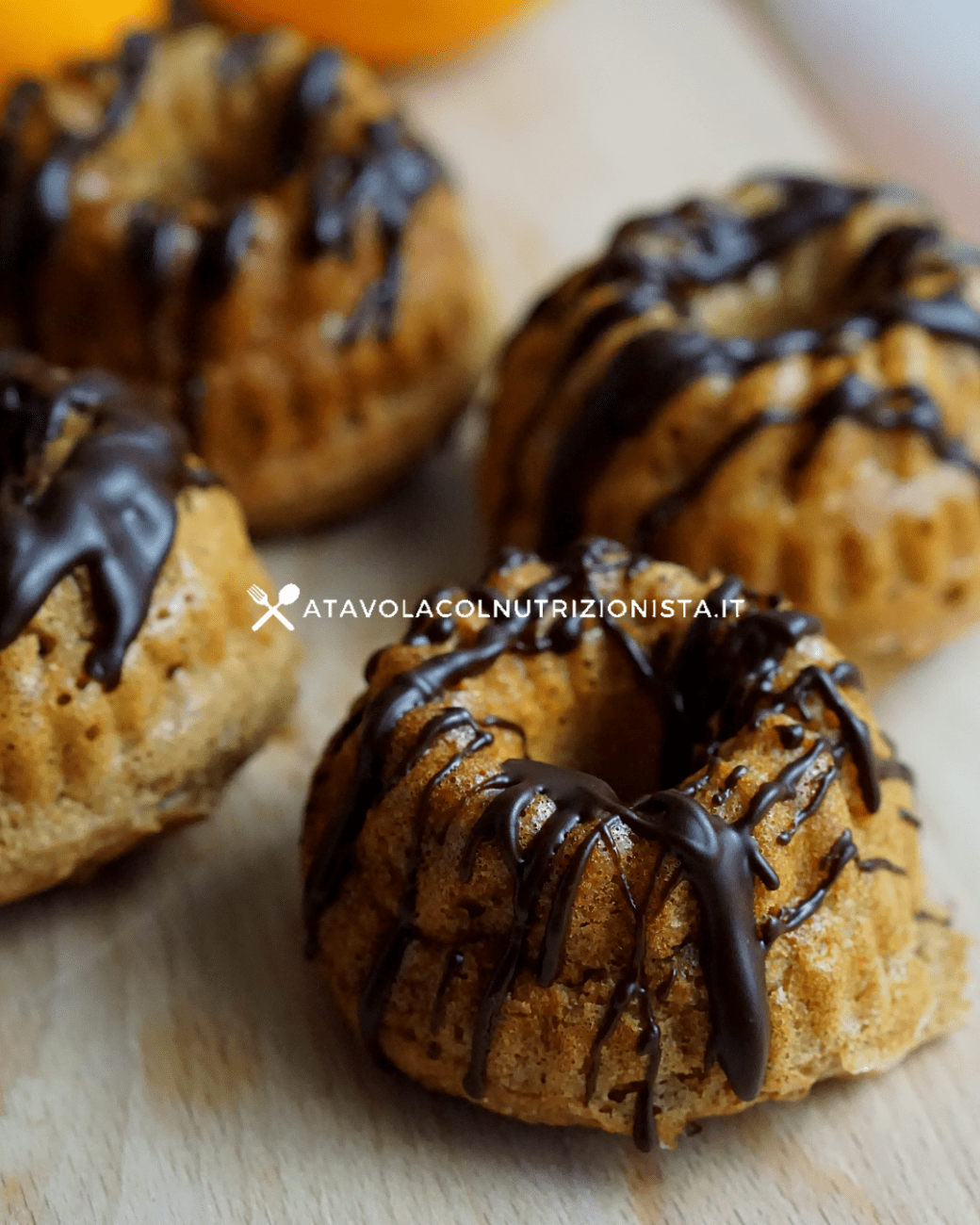 Ciambelline integrali all’arancia al forno
