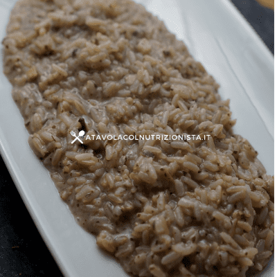 Risotto radicchio e carciofi