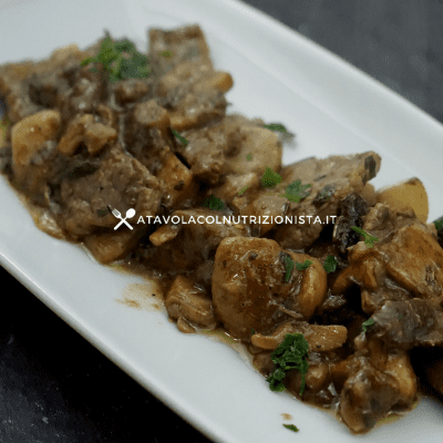 straccetti di manzo ai funghi