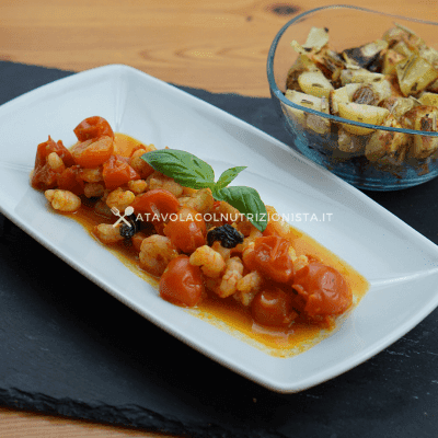 gamberetti con i pomodorini