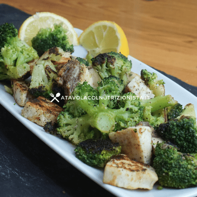 pesce spada con i broccoli