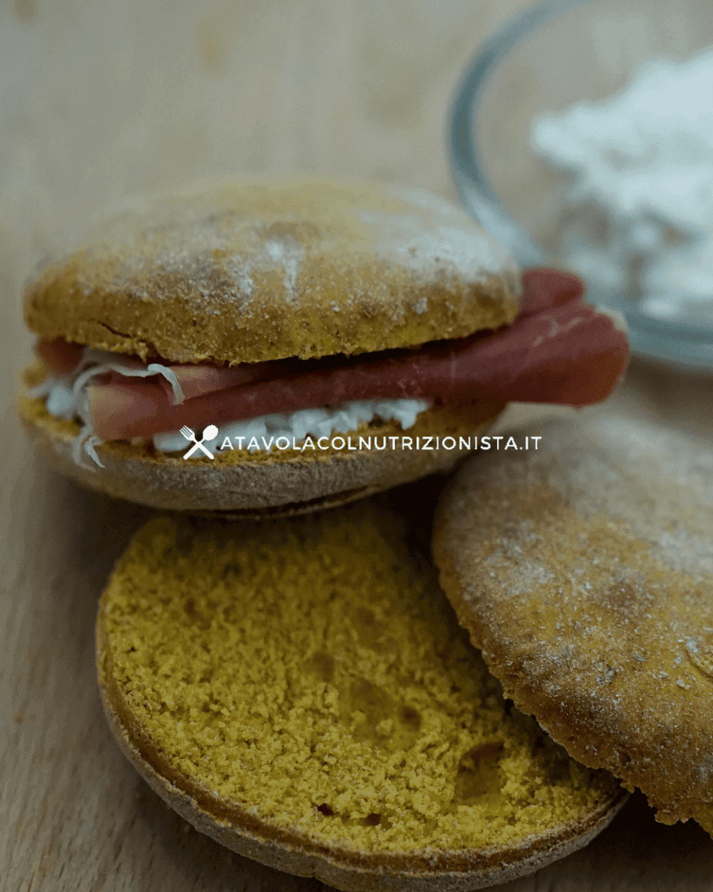 Focaccine Integrali di Zucca