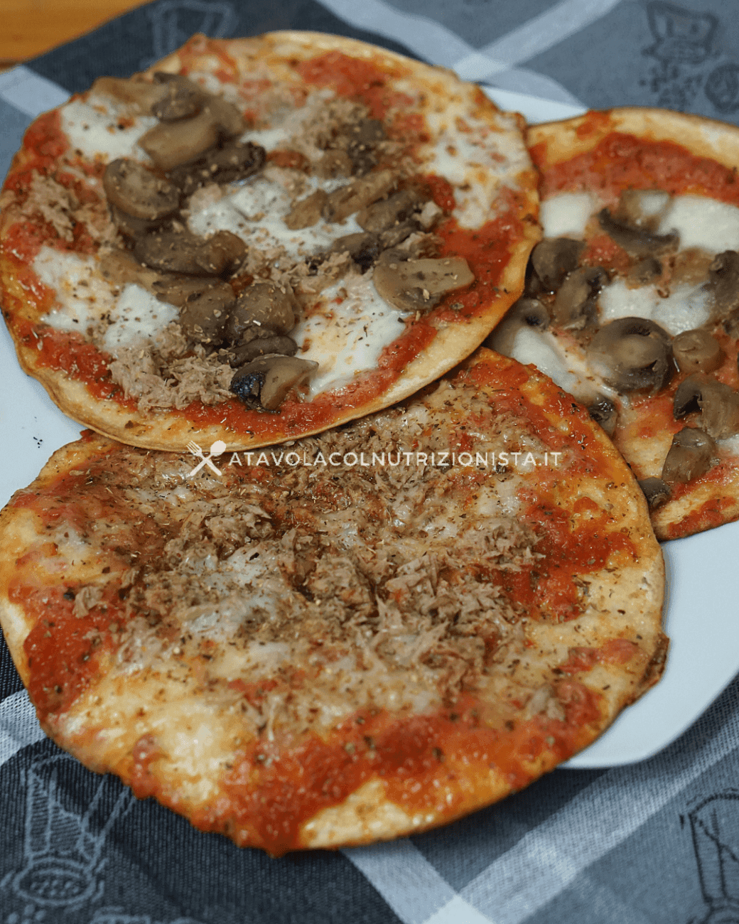 Pizzette di Tortillas