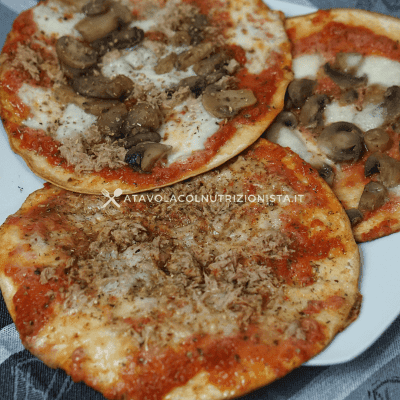 pizzette di tortillas