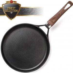 ROSMARINO Professionale Padella per Pancake Crepiera 28 cm per Induzione