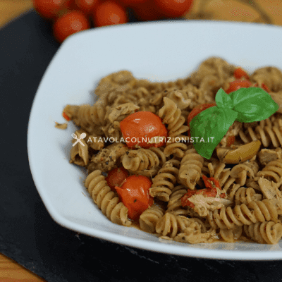 pasta risottata tonno e pomodorini
