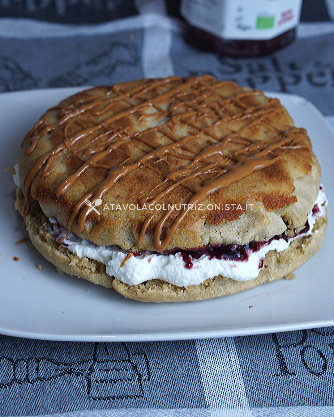 Ricetta Ciccio Pancake con Farina di Avena - A Tavola col ...