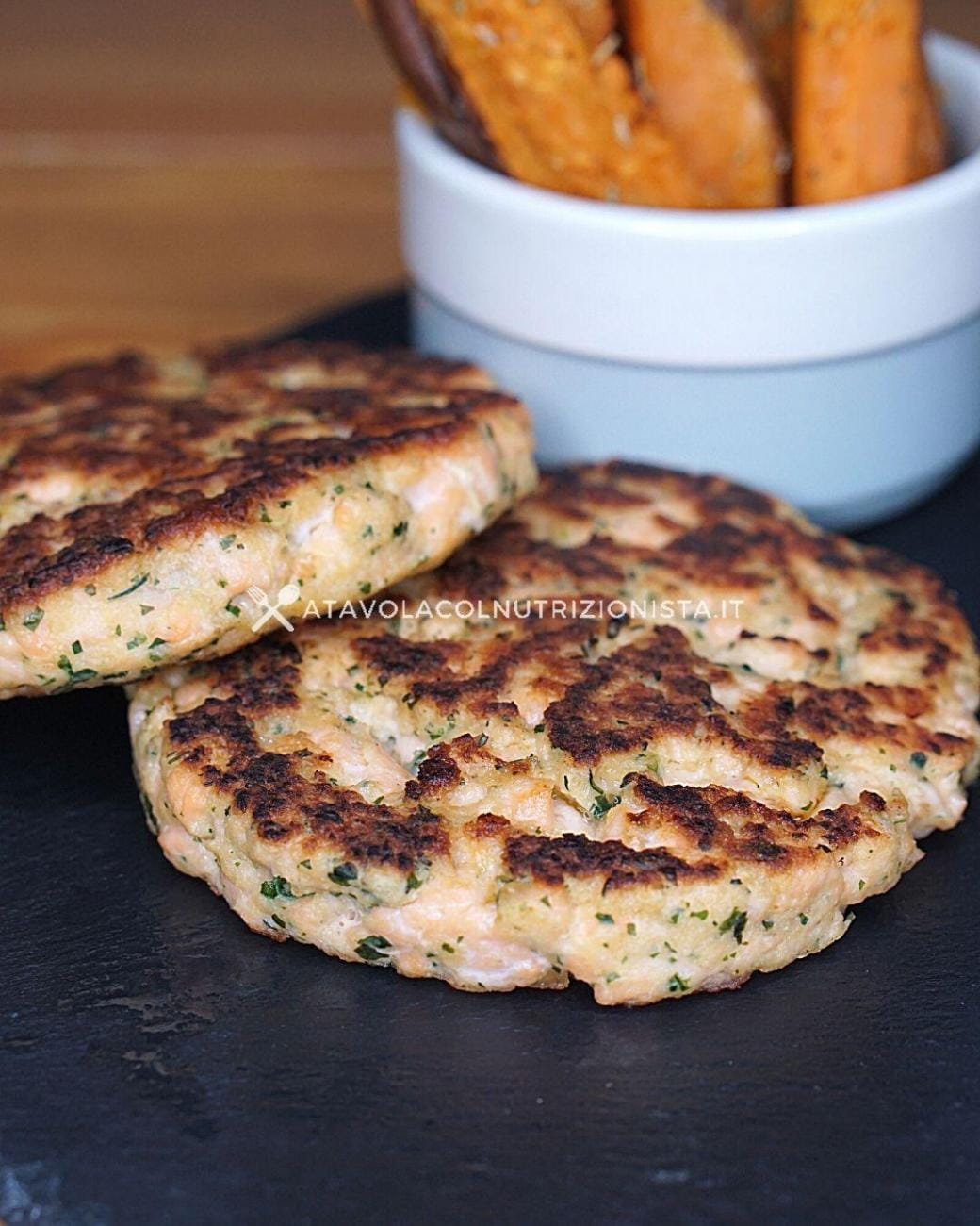 Hamburger di Salmone