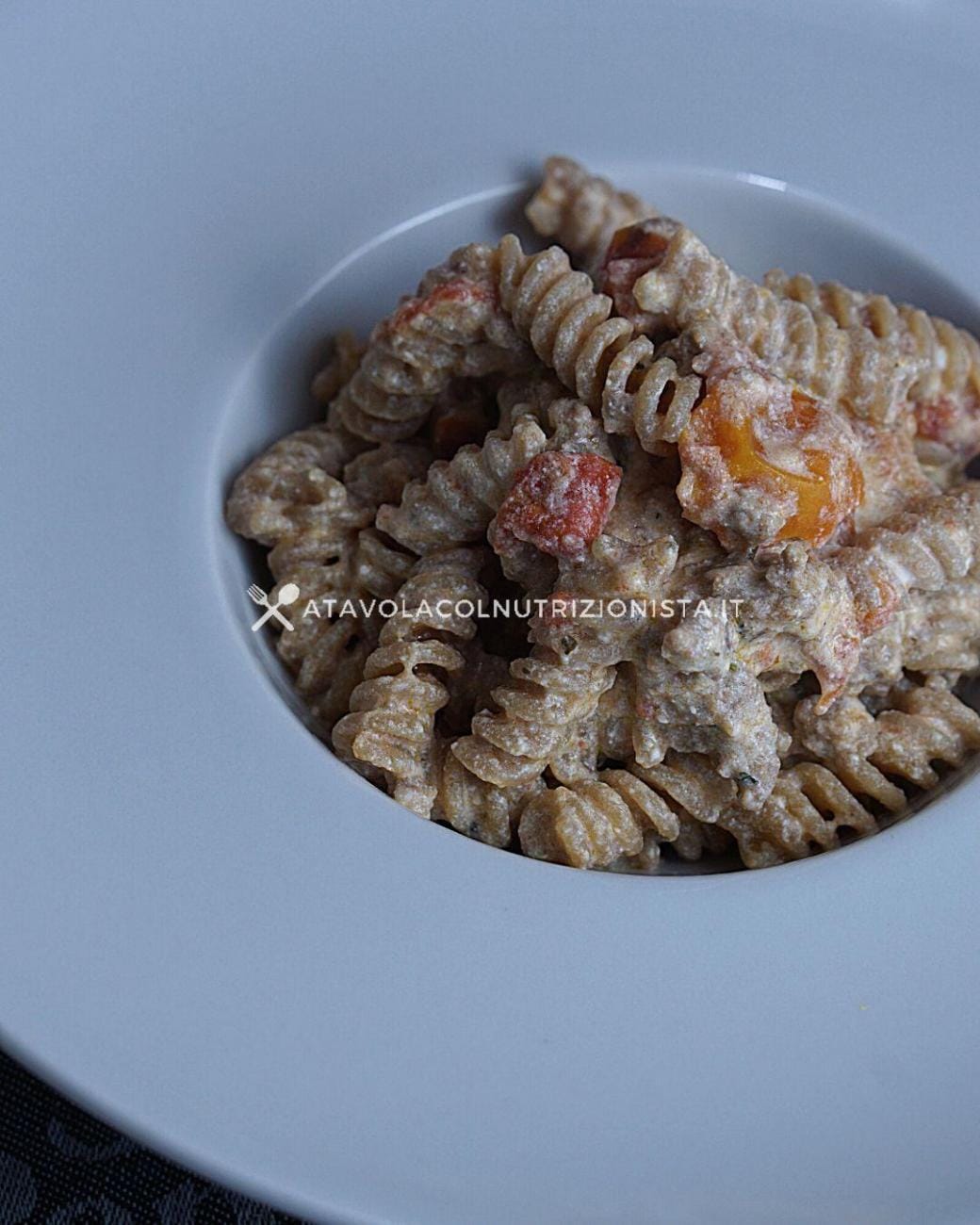 Pasta Integrale con Ricotta, Macinato e Pomodorini
