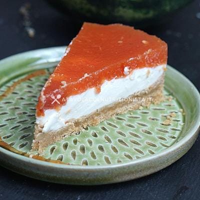 Cheesecake Light all'Anguria
