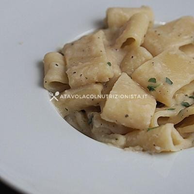 Paccheri con Crema di Cannellini
