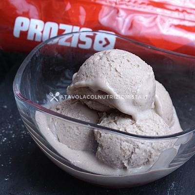 Gelato Proteico Banana e Cioccolato