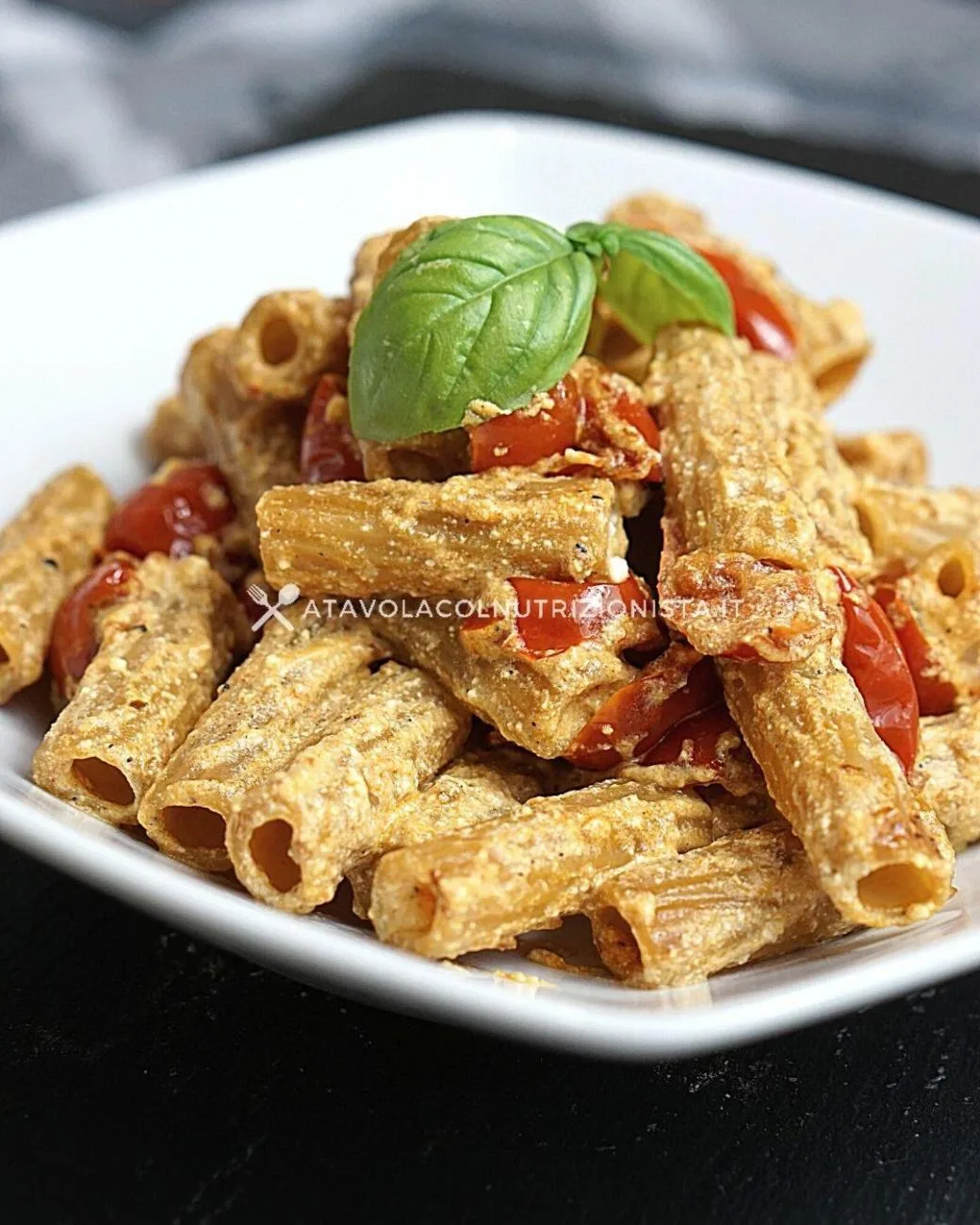 Pasta Integrale con Ricotta e Pomodorini