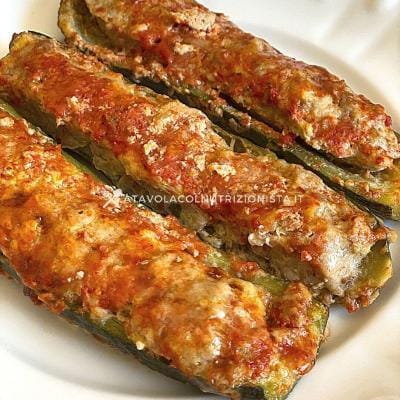 ricetta zucchine ripiene di carne