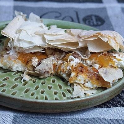 ricetta light Pasta Fillo Ripiena con Ricotta e Confettura di Zucca