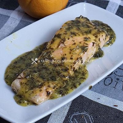 ricetta Filetto di Salmone in Salsa d'Arancia