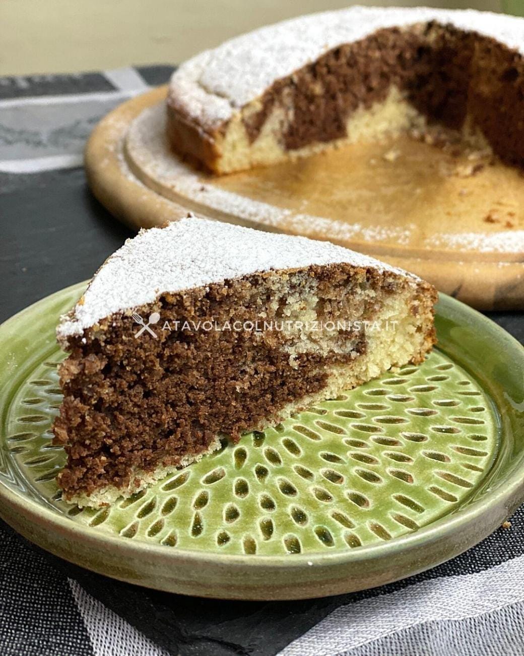 Torta Marmorizzata Senza Zuccheri Aggiunti