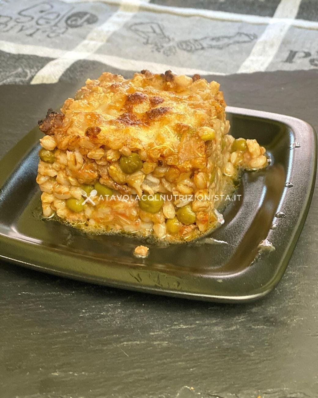Timballo di Farro con Ragù alla Siciliana
