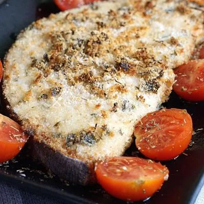 Pesce Spada Panato in friggitrice ad aria