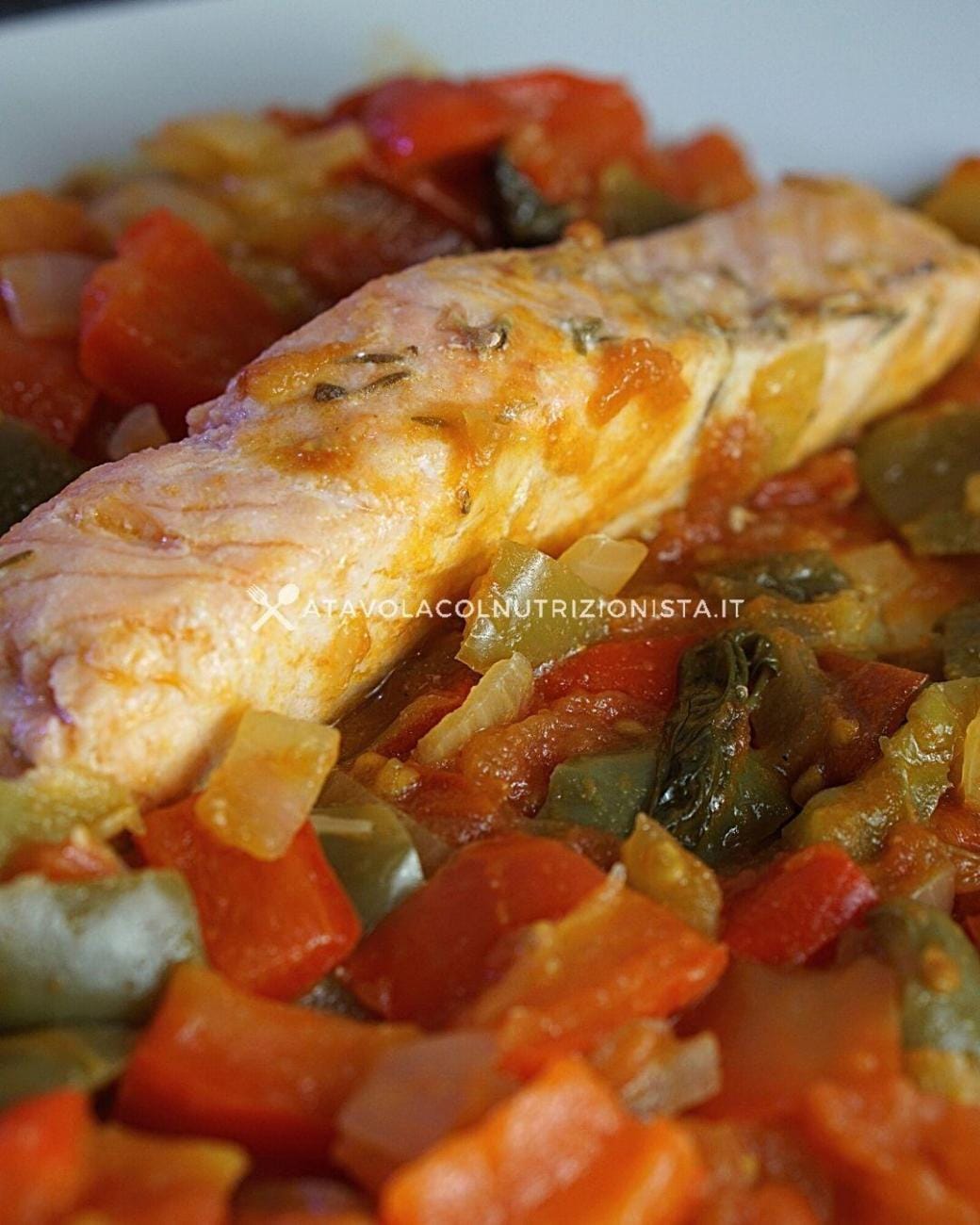 Salmone con i Peperoni