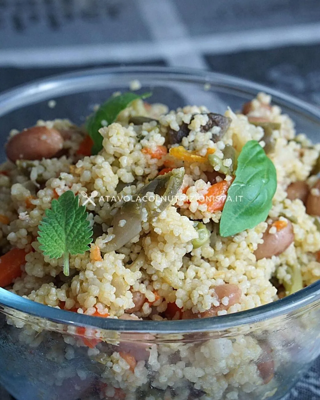 Insalata di Cous Cous coi Legumi