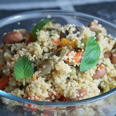 Insalata di Cous Cous coi Legumi