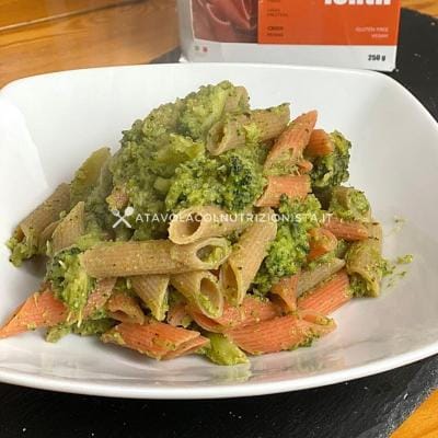 pasta di legumi coi broccoli