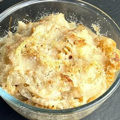 ricetta Pasta Integrale Gratinata con la Cipolla