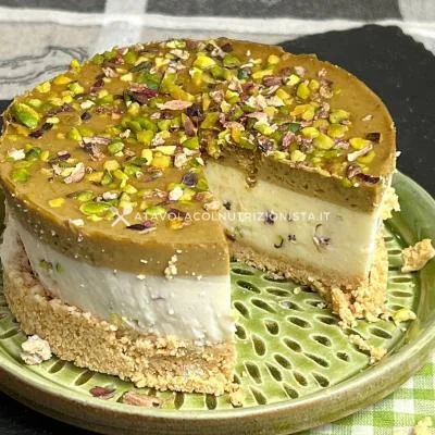 Cheesecake light al Pistacchio