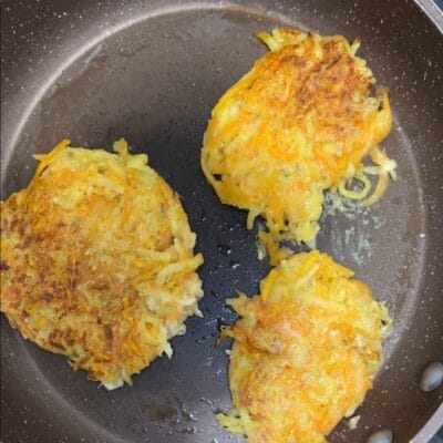 rosti di zucca e patate