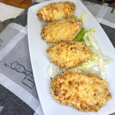 polpette di pollo e zucca nella friggitrice ad aria