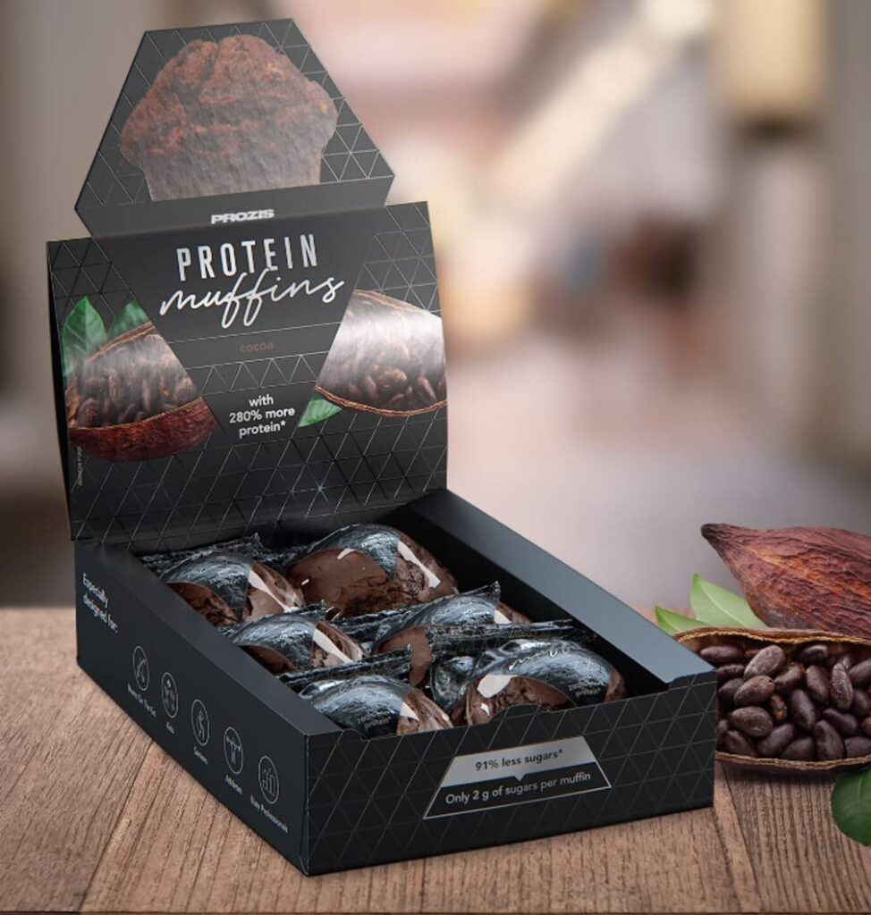 Muffin al cacao di Prozis assaggio e recensione