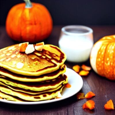 pancake zucca e cocco