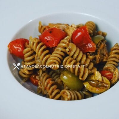 pasta risottata con tonno pomodorini e olive