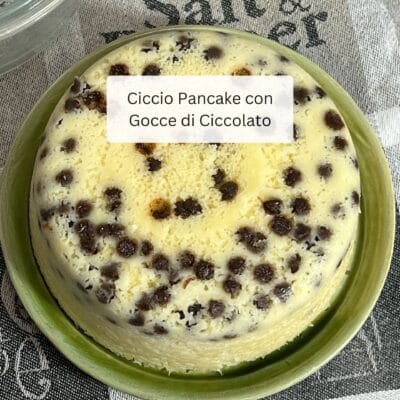 ciccio pancake con gocce di cioccolato