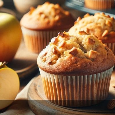 Muffin alle mele grattugiate