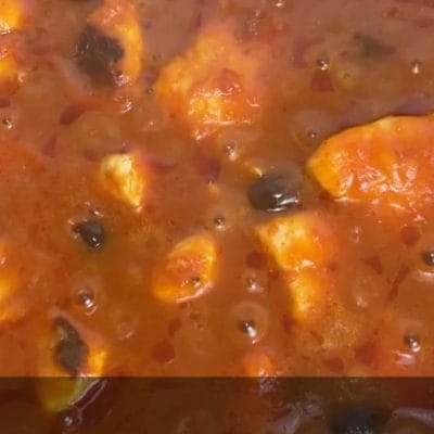 bocconcini di petto di pollo pomodoro e olive