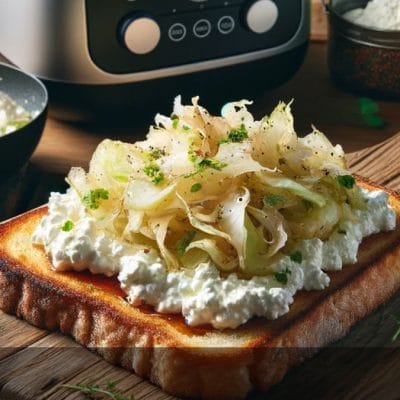 Ricotta e Cavolo Cappuccio in Friggitrice ad Aria