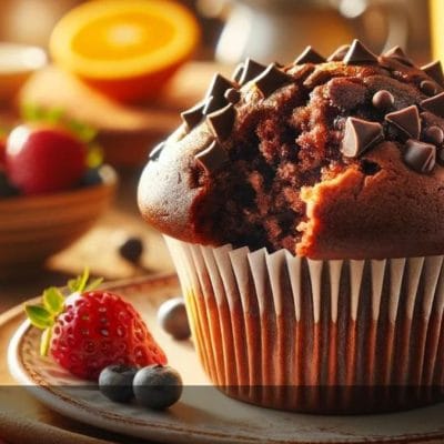 Una colazione serena con Muffin al Cioccolato