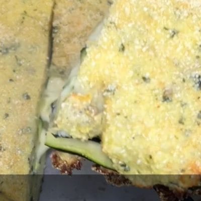 Tortino di Patate e Zucchine Filante
