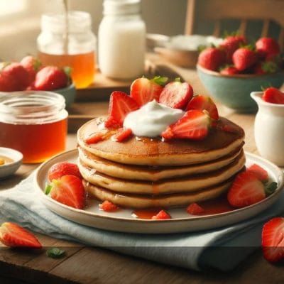 ricetta pancake alle fragole