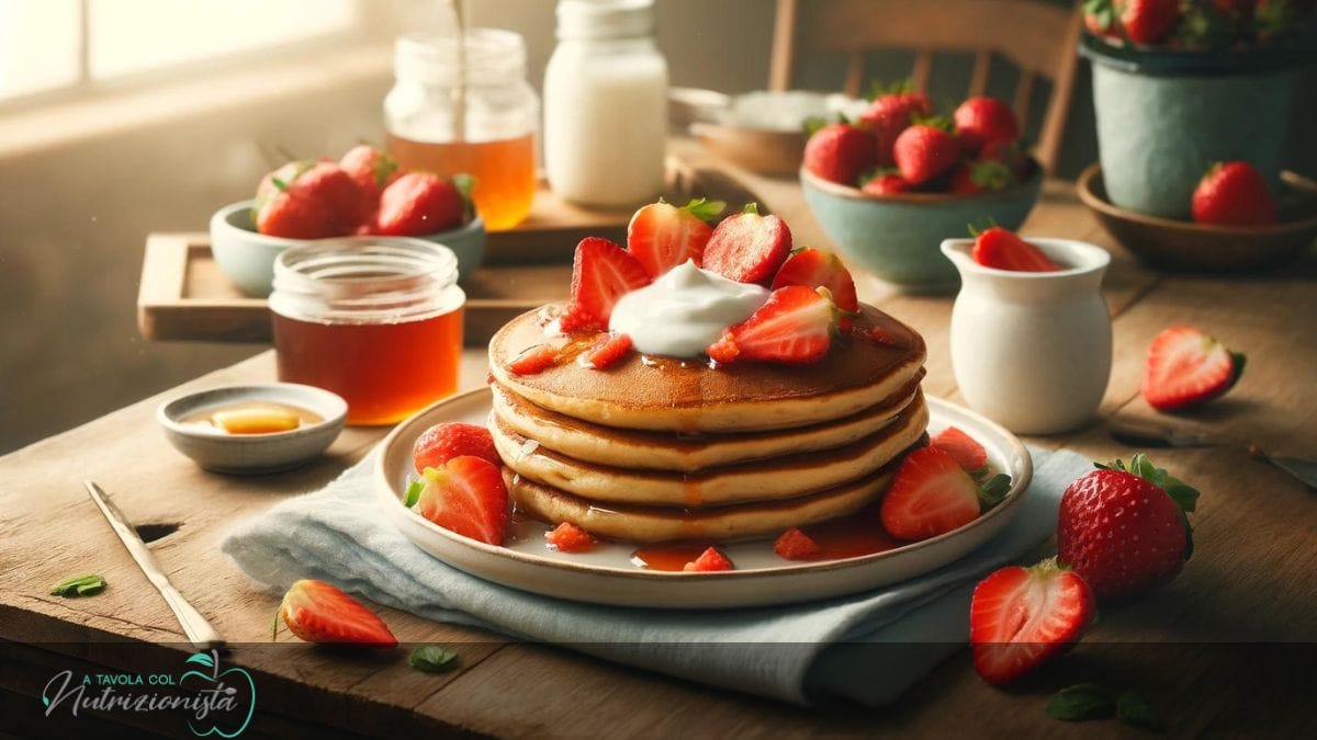 Ricetta del Nutrizionista Pancake alle Fragole