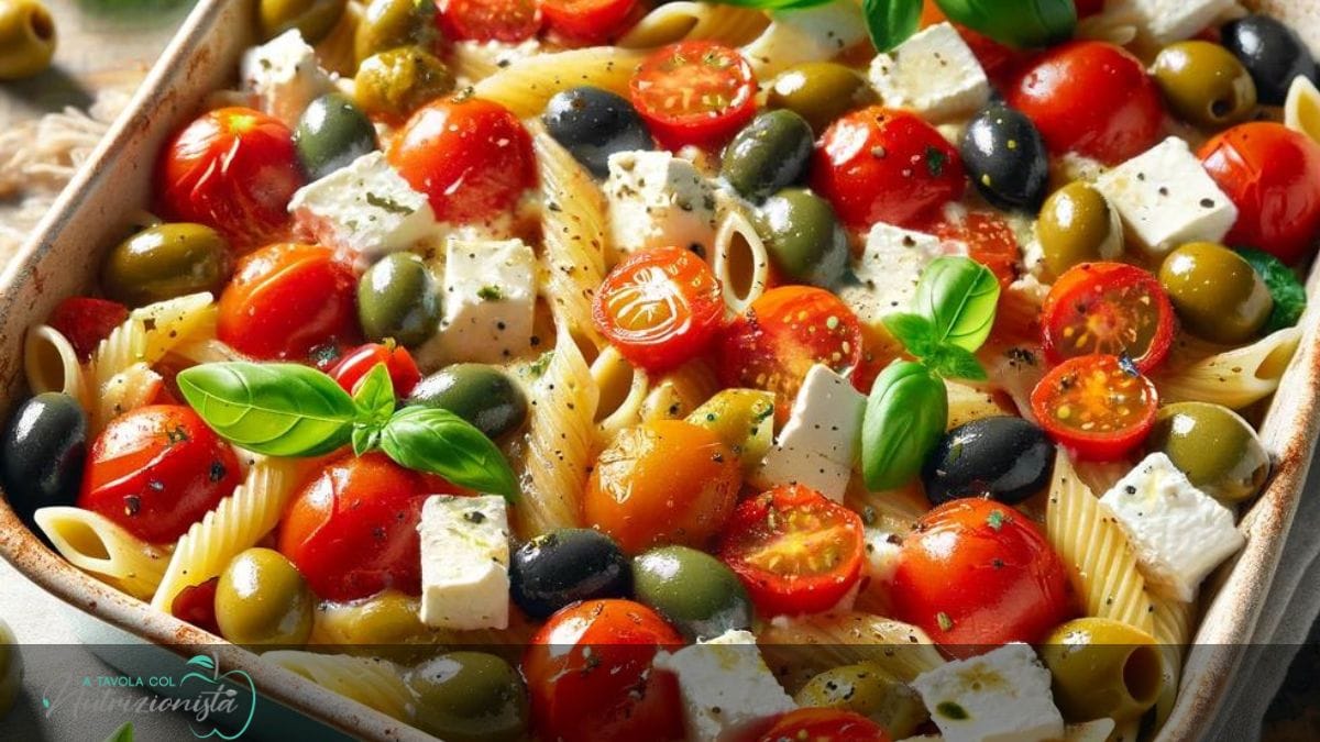 Pasta Feta Pomodorini Olive: La Ricetta Estiva Che Ti Farà Amare il Forno