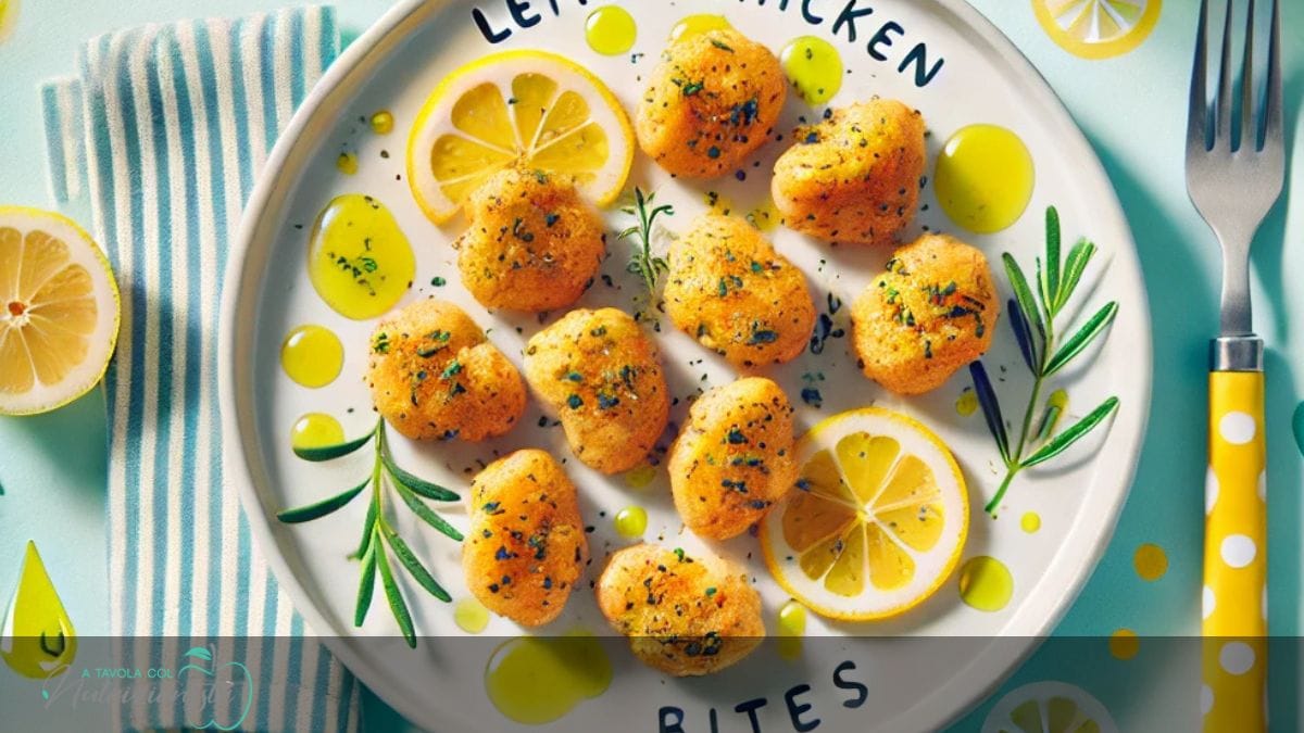 bocconcini di pollo al limone