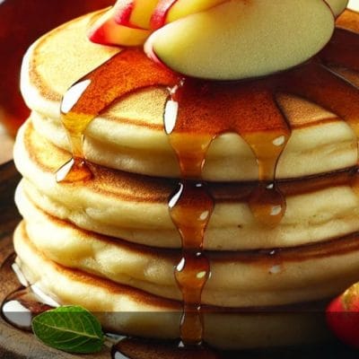 pancake mele e cocco